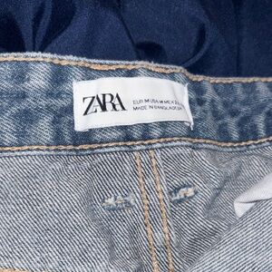 Zara Womens Classic Denim Skirt